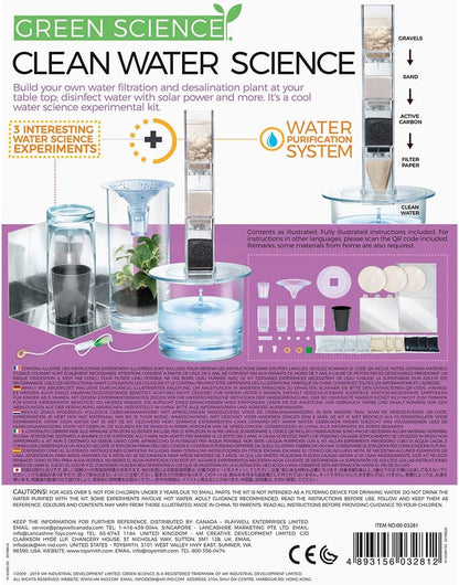 Clean Water Science - Climate Change, Global Warming, Lab - STEM Toys Educational Gift for Kids & Teens, Girls & Boys