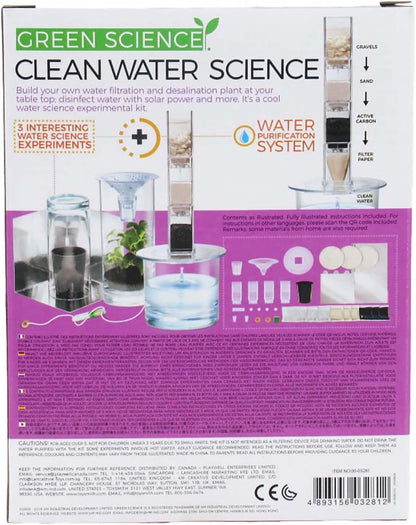 Clean Water Science - Climate Change, Global Warming, Lab - STEM Toys Educational Gift for Kids & Teens, Girls & Boys