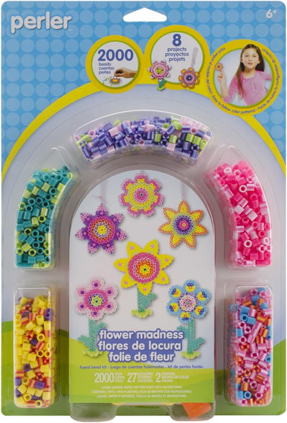 Beads Cupcakes and Butterflies Craft Kit for Kids, 2005 pcs