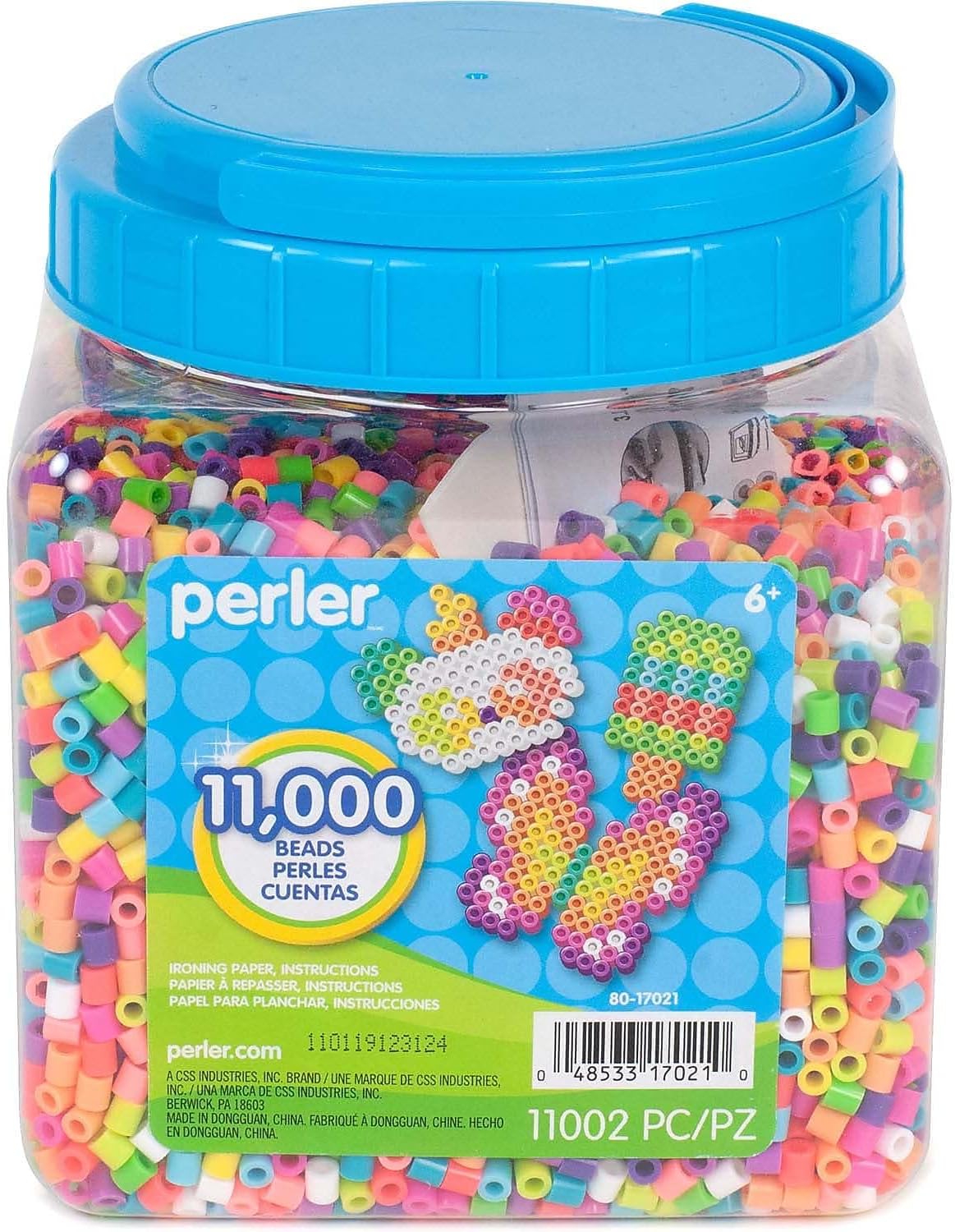 Beads Cupcakes and Butterflies Craft Kit for Kids, 2005 pcs