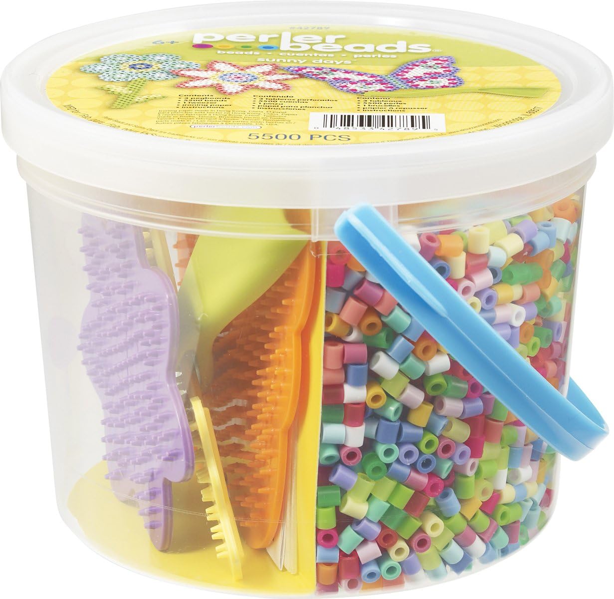 Beads Cupcakes and Butterflies Craft Kit for Kids, 2005 pcs