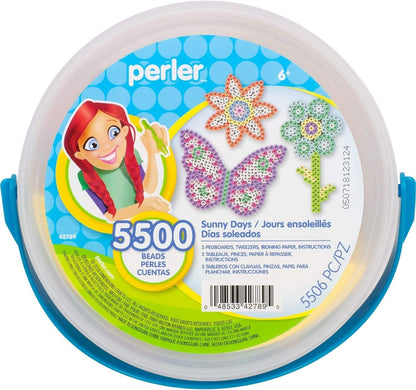 Beads Cupcakes and Butterflies Craft Kit for Kids, 2005 pcs