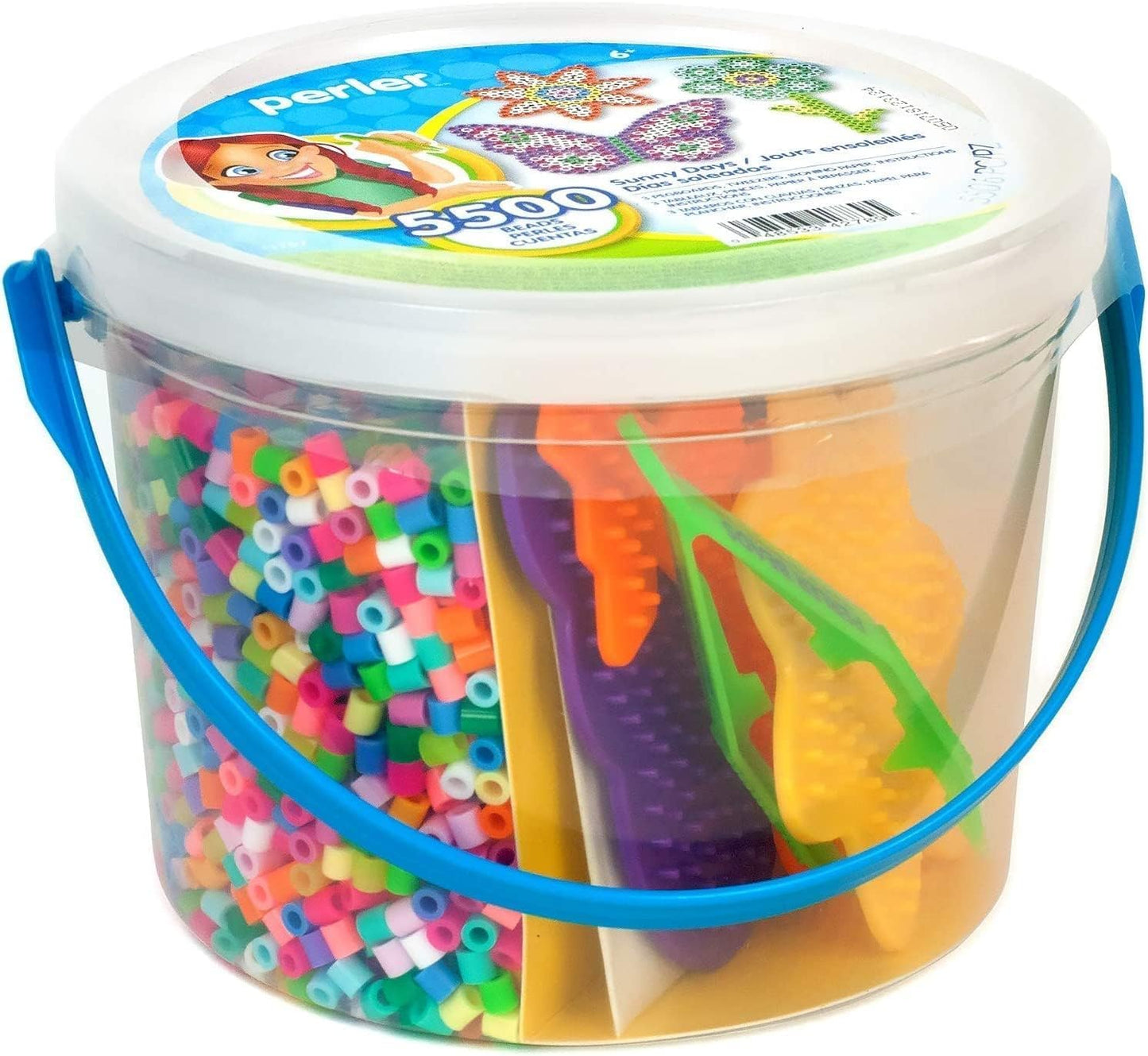 Beads Cupcakes and Butterflies Craft Kit for Kids, 2005 pcs