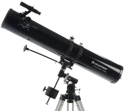 Celestron - PowerSeeker 127EQ Telescope - Manual German Equatorial Telescope for Beginners - Compact and Portable - Bonus Astronomy Software Package - 127mm Aperture