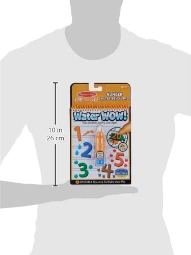 Melissa & Doug On The Go Water Wow! Mess Free Coloring Book, Reusable Water-Reveal Activity Pad, Alphabet, Travel Toys, Party Favors, for Toddlers & Kids Ages 3+ - FSC Certified