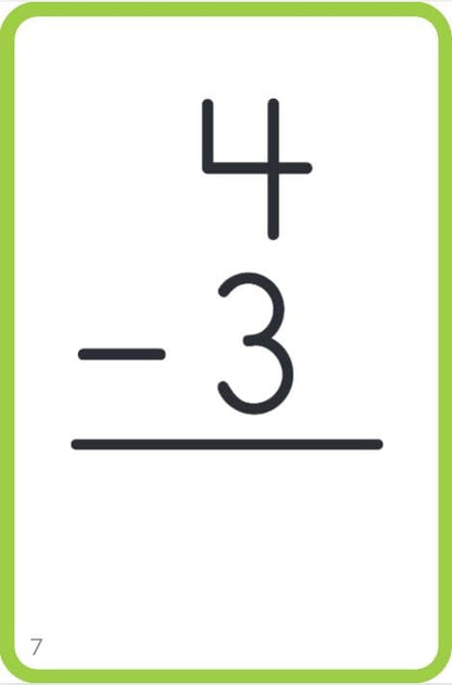 Subtraction Flash Cards (Flash Card Series)