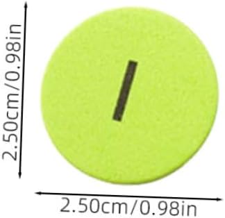 Uonlytech 300Pcs Eva Place Value Disks Manipulatives Non Slip Learning for Math Skills for Educational Activities and Early Numeracy