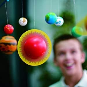 Star Magic 3D Glow-in-The-Dark Solar System Mobile Making Kit