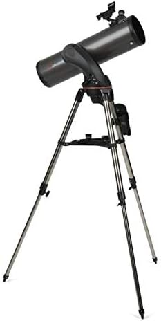 Celestron - NexStar 130SLT Computerized Telescope - Compact and Portable - Newtonian Reflector Optical Design - SkyAlign Technology - Computerized Hand Control - 130mm Aperture Grey