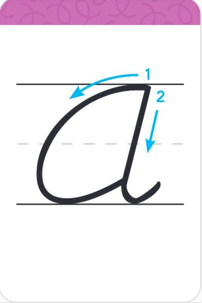 Cursive Practice Alphabet Flash Cards (Flash Card Series)