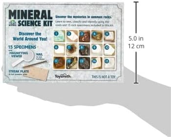 STEM Toy Rock Science Kit Geology Mineral Specimen For Kid Geologists