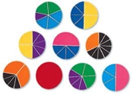 Delx Rainbow Fraction Circles 51/Pk Learning Materials/T&G Math Ler0617 Learning Resources