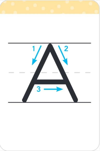 Printing Practice Alphabet Flash Cards (Flash Card Series)