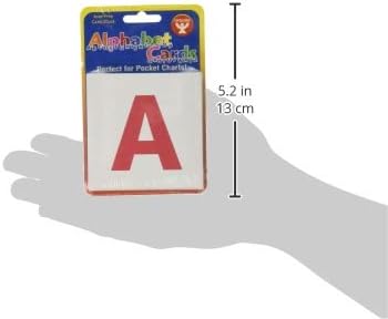 Hygloss 30-Pk Alphabet Flashcards – Lowercase Letters 3" x 3" White Cards – Literacy Learning Card Kit