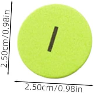 Holibanna 300Pcs Eva Math Value Disks Counting Disks for Early Childhood Education Non Slip Discs for Learning and Family Games