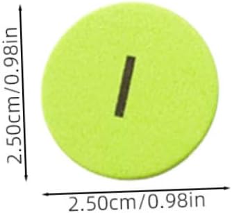 300Pcs Eva Place Value Disks for Learning Discs Teaching Supplies for Arithmetic and Counting Skills Portable Educational Manipulatives