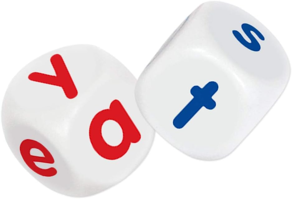 Junior Learning Roll a Word Develop Spelling and Word Formation Dice, Multi