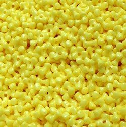 Tri Beads, Easy-to-Use Reusable Jewelry Making Supplies for Art, Craft Decorations & More, 11 mm Bracelet Beads, Crafted in The USA, Neon Yellow, 500 pcs (Pack of 1)