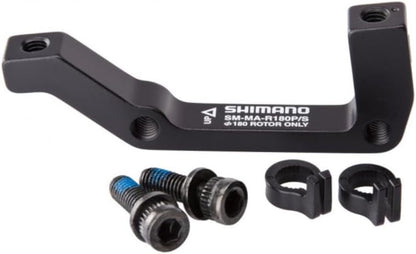 Shimano MA-F Disc Brake Mounting Bracket (Black, 203-mm Post/Post Front)