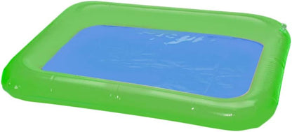 Topwon Inflatable Sand Tray for Kids - Portable Sand Box with Molds - Random Color (Random Color, 23x17)