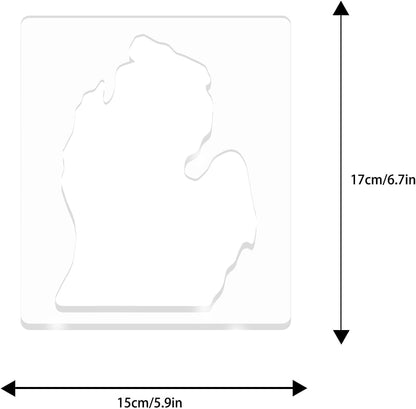 State of United States Router Templates, America Acrylic Router Inlay Template for Woodworking, Template Jig Woodworking Craft Tracing Guide Tool (State of Texas)