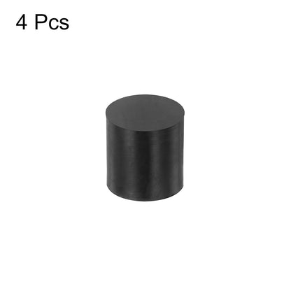 uxcell 4Pcs 20 x 10mm M6 Female Thread Rubber Mounts, Vibration Isolator, Replaces Anti Vibration Pads Flat Silent Block Base Block