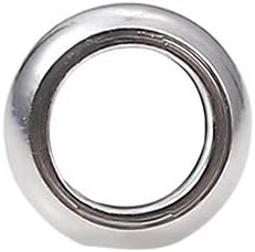 BEADIA Stainless Steel Spacer Beads 3x2.5mm Round Loose Charm Caps Beads for DIY Jewelry Making 100pcs with 1mm Hole