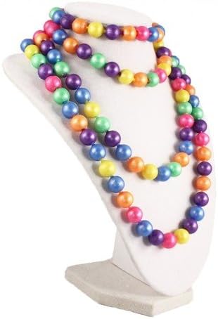 Rainbow Pop Beads - Fun 50s Retro Jewelry Crafting by Hey Viv !