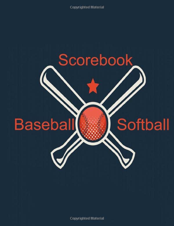 2020 Official Baseball Softball Score Book: 120 Scorecard Sheets For Baseball Softball Games 8.5"x11" Score Record Book Funny & Perfect Gift Coach & Players Scorekeeping Sheets, lineup cards,