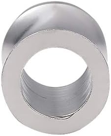 BEADIA Stainless Steel Spacer Beads 3x2.5mm Round Loose Charm Caps Beads for DIY Jewelry Making 100pcs with 1mm Hole