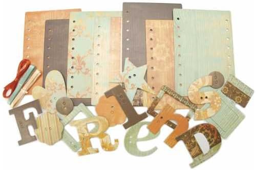 Cosmo Cricket Lacing Card Kits-Friends