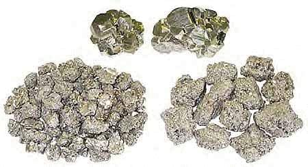 Bulk Genuine Pyrite or Fool's Gold - 1 Lb - 30 Pieces