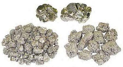 Bulk Genuine Pyrite or Fool's Gold - 1 Lb - 30 Pieces