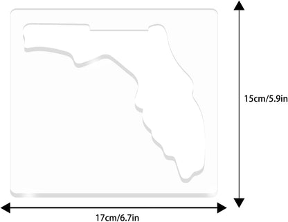State of United States Router Templates, America Acrylic Router Inlay Template for Woodworking, Template Jig Woodworking Craft Tracing Guide Tool (State of Texas)