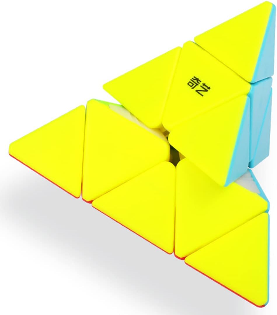 TANCH QIYI Speed Cube 2X2X2 No Stickers Magic Cube Puzzle Toy for Kids & Adults (Colorful)…