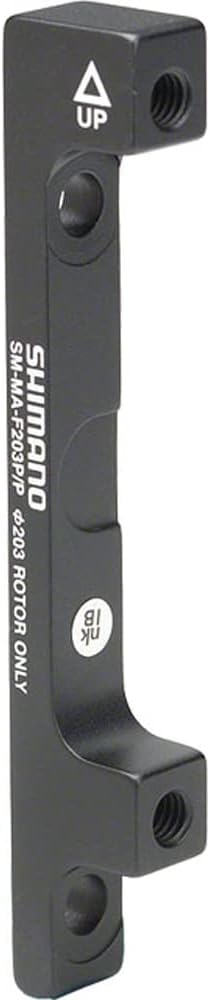 Shimano MA-F Disc Brake Mounting Bracket (Black, 203-mm Post/Post Front)