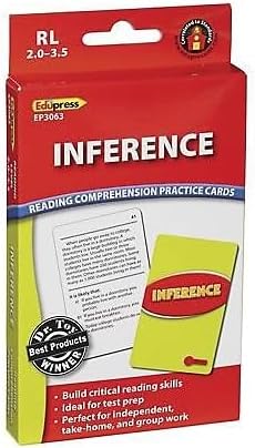 Edupress Reading Comprehension Practice Cards, Informational Text, Red Level (EP63437) Medium