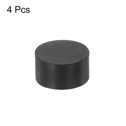 uxcell 4Pcs 20 x 10mm M6 Female Thread Rubber Mounts, Vibration Isolator, Replaces Anti Vibration Pads Flat Silent Block Base Block