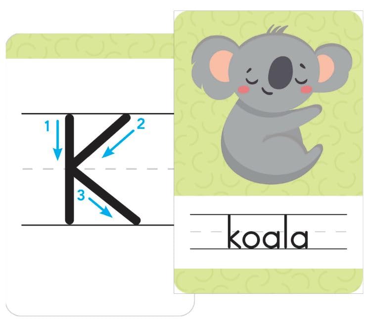 Printing Practice Alphabet Flash Cards (Flash Card Series)