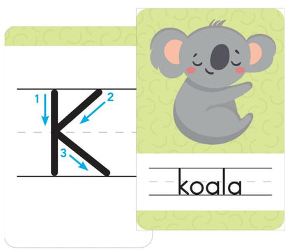 Printing Practice Alphabet Flash Cards (Flash Card Series)