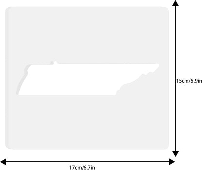 State of United States Router Templates, America Acrylic Router Inlay Template for Woodworking, Template Jig Woodworking Craft Tracing Guide Tool (State of Texas)
