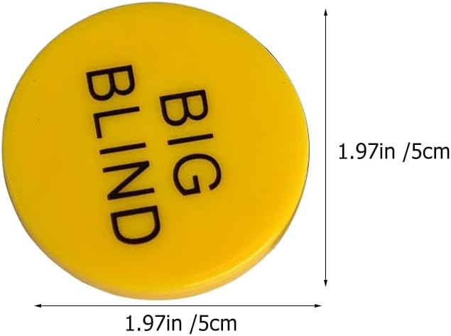 FELTECHELECTR 2Sets Bingo Game Tokens Melamine Poker Gambling Chips with Dealer Button for Bingo and Poker Game Markers for Math Learning and Fun Rewards