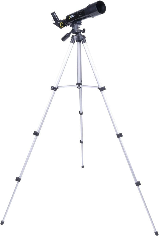 National Geographic 50mm Refractor Telescope for Beginners Kids with Eyepieces Mount Tripod