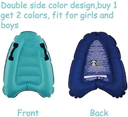 Inflatable Boogy Boards for Beach Travel Toys, 30” Cavas Slip Slide Water Park Body Surfing Board with Handles, Summer Fun Water Pool Game Toys for Kids 4,8,12 Ages