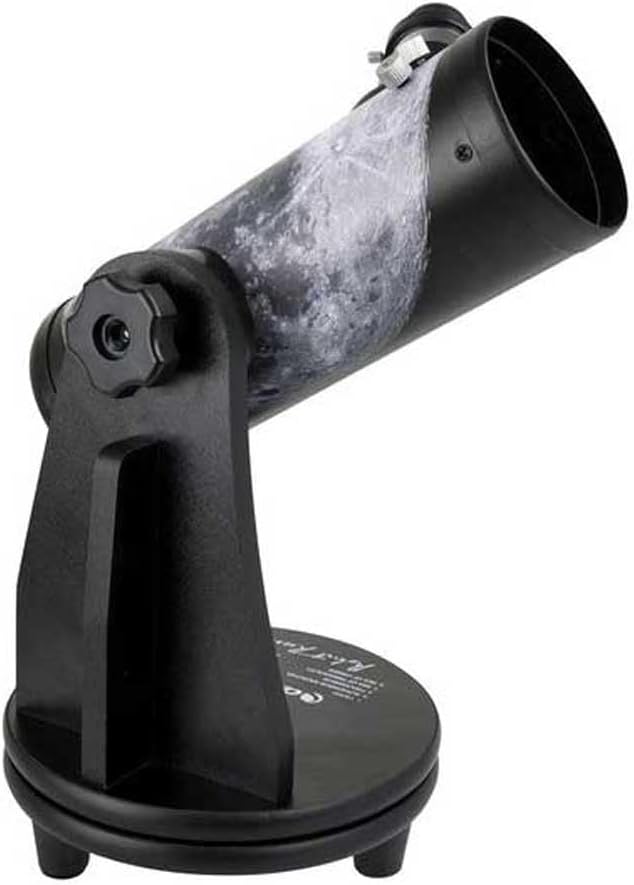 Celestron Signature Series Moon by Robert Reeves Features A Superb Moon Astronomical Telescope, Black (22016)