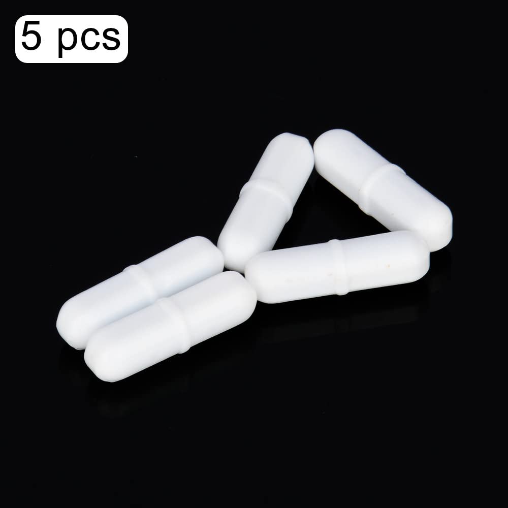 stonylab Magnetic Stir Bars, 30 mm PTFE-Coated Mixing Bars for Laboratory Stir Plate, 5-Pack