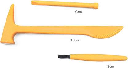30 Pcs Dino Fossils Dig Kit Digging Hammer Chisel Brush Archaeological Excavation Tool Kit Science Kits for Girls Boys