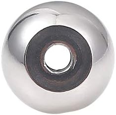 BEADIA Stainless Steel Spacer Beads 3x2.5mm Round Loose Charm Caps Beads for DIY Jewelry Making 100pcs with 1mm Hole