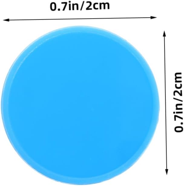 100Pcs Plastic Learning Counters Small Round Counting Chips for Math Games Educational Sorting Grouping Disks for Home School Parties