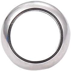 BEADIA Stainless Steel Spacer Beads 3x2.5mm Round Loose Charm Caps Beads for DIY Jewelry Making 100pcs with 1mm Hole